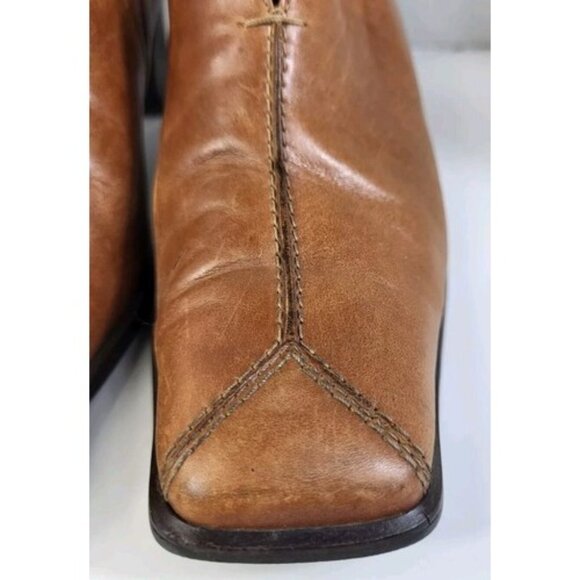 Paul Green Munchen Loafer Women's US 8 UK 5.5 Brown Leather Bootie Shoes 30913 - Picture 5 of 16